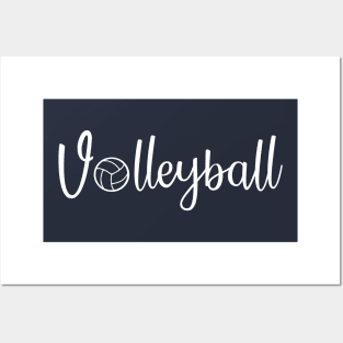 Volleyball in White Posters and Art